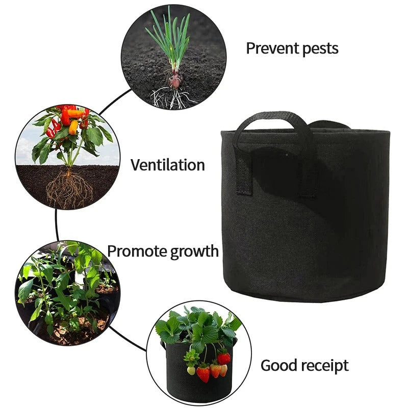 Breathable Fabric Grow Bags