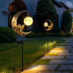 Hummingbird Moon Solar Stake Light