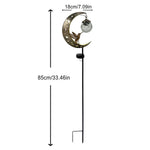 Hummingbird Moon Solar Stake Light