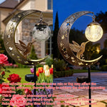 Hummingbird Moon Solar Stake Light
