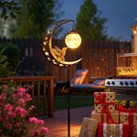 Hummingbird Moon Solar Stake Light