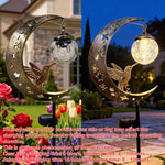 Hummingbird Moon Solar Stake Light