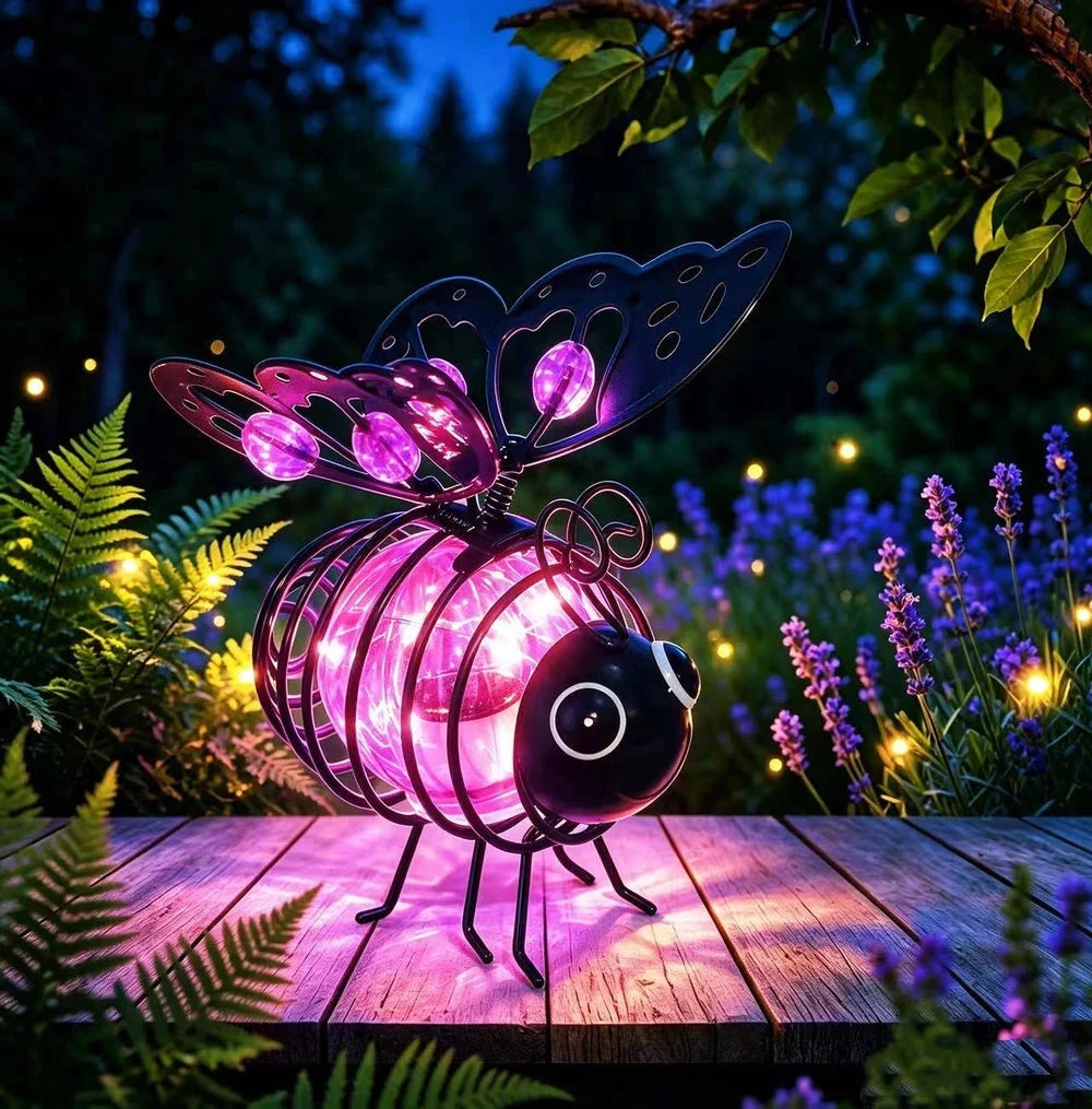 Hanging Solar Bee Lanterns