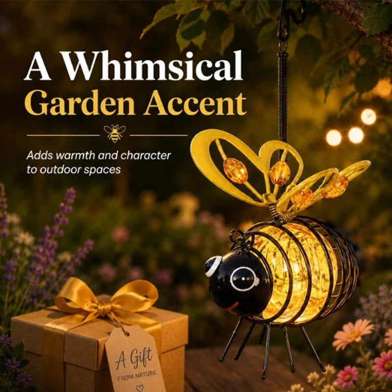 Hanging Solar Bee Lanterns