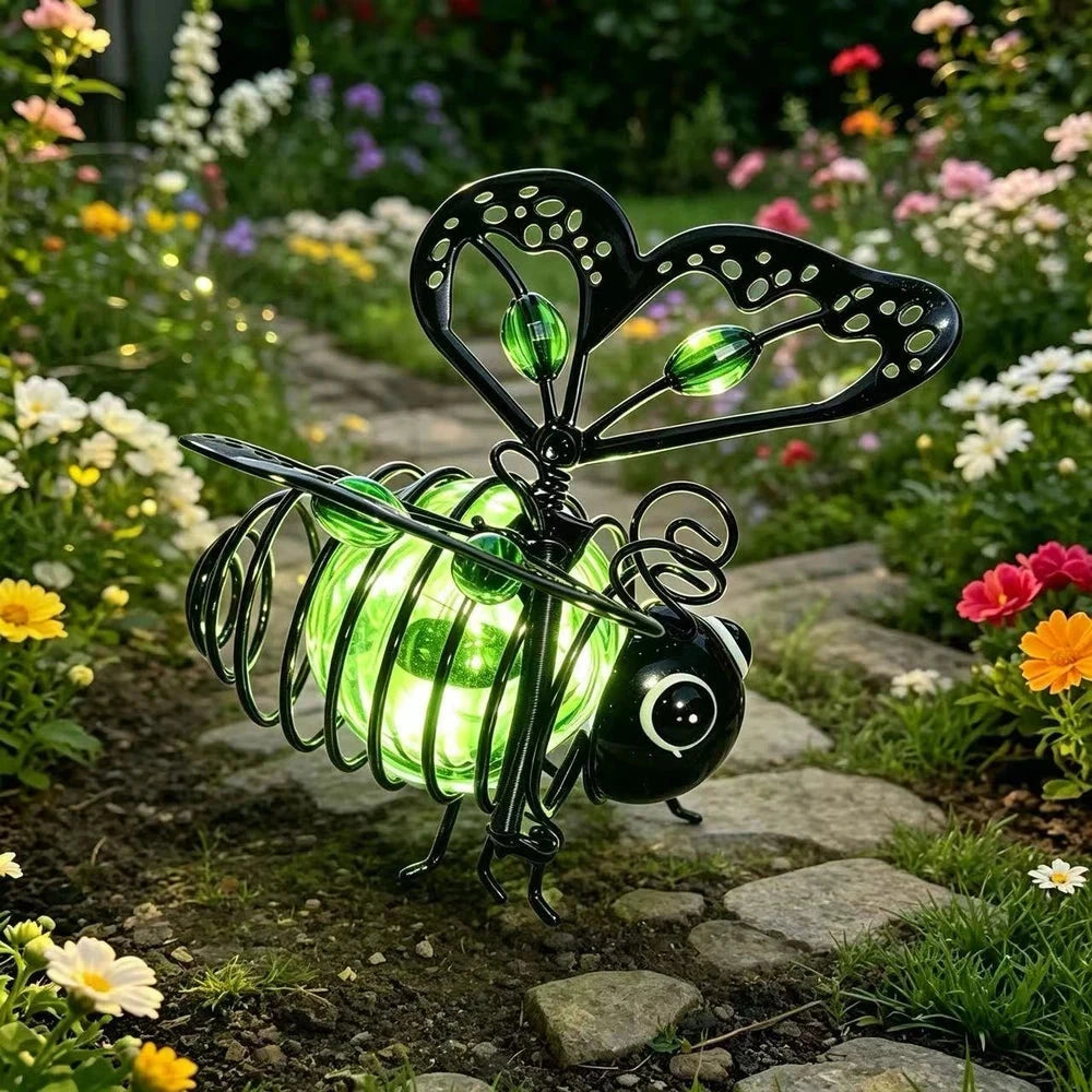 Hanging Solar Bee Lanterns