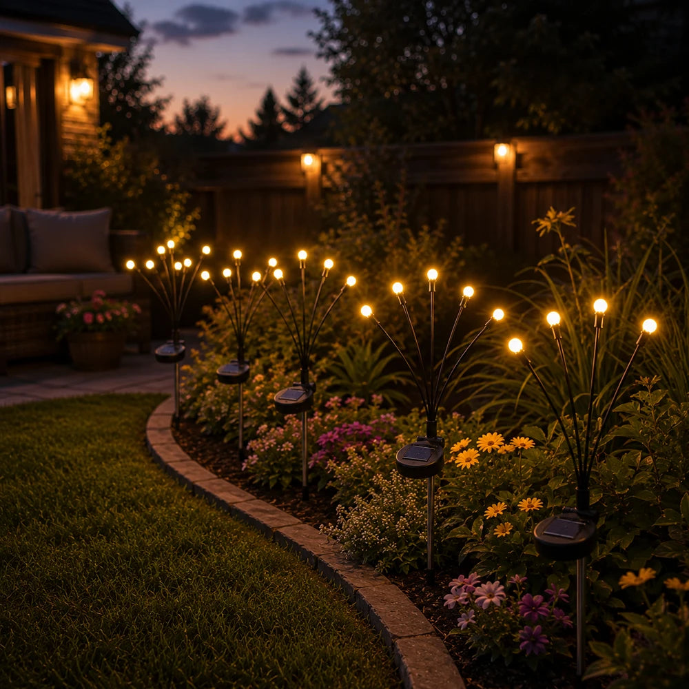 Outdoor Solar Firefly Garden Lights
