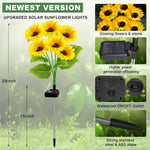 SunGlow Solar Sunflower Light
