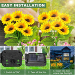 SunGlow Solar Sunflower Light
