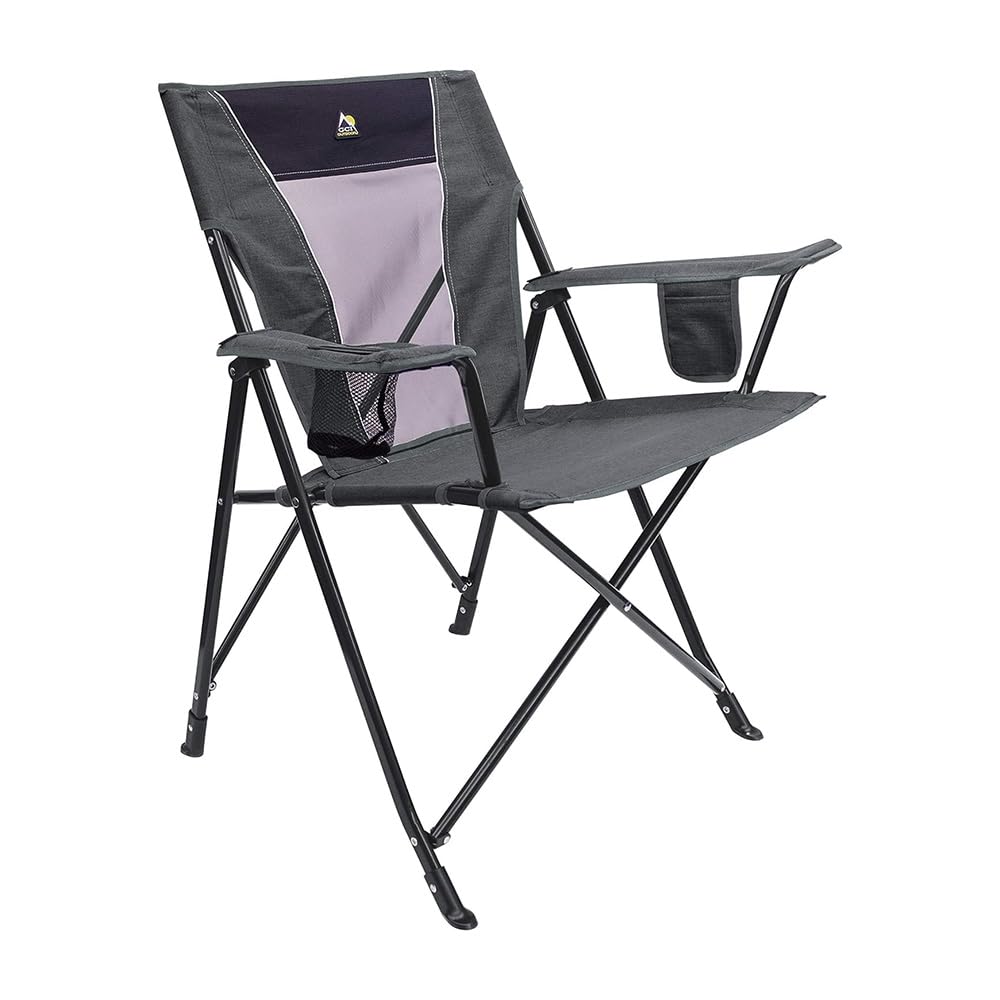 GCI Outdoor Comfort Pro Rocker Collapsible Rocking Chair & Outdoor Camping Chair, Indigo Blue