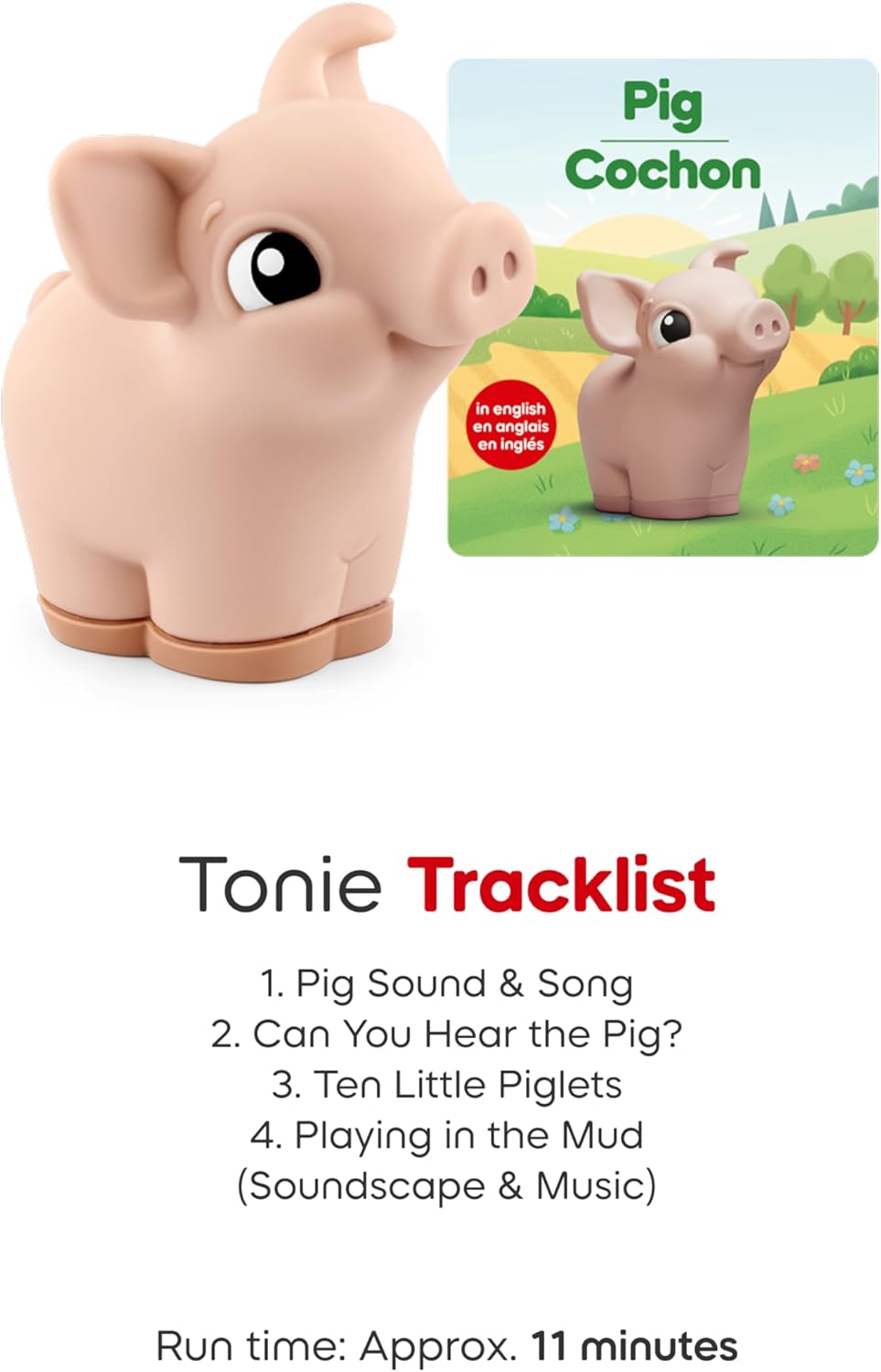 Toniebox 2 My First Farm Bundle for Kids 1+ with Soft and Squeezable Cow, Horse, and Pig - Sky Blue