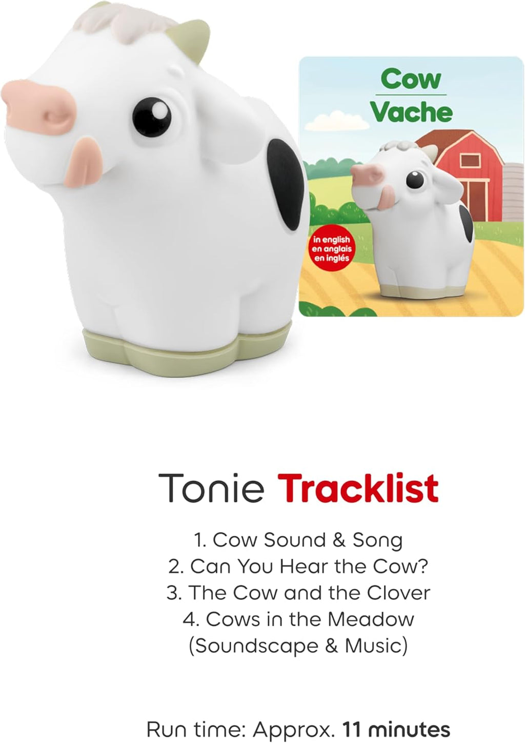 Toniebox 2 My First Farm Bundle for Kids 1+ with Soft and Squeezable Cow, Horse, and Pig - Sky Blue