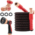 Pocket Hose Ballistic 50 FT Expandable Garden Hose w/Pocket Pivot Swivel Connector, Anti-Burst Sleeve Reinforced with Bulletproof Fiber, Lightweight, No-Kink, Compact, UV-Protected, AS SEEN ON TV